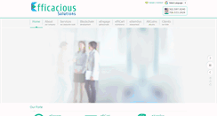 Desktop Screenshot of efficacioussolutions.com