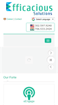 Mobile Screenshot of efficacioussolutions.com